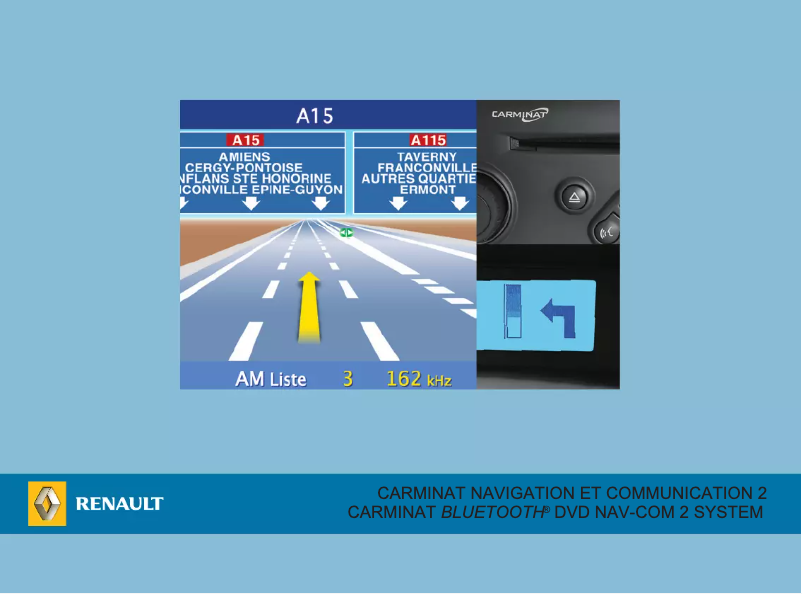 Page 1 de la notice Manuel utilisateur Renault Carminat