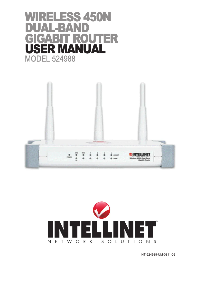 Página 1 del manual Manual de usuario Intellinet 524988