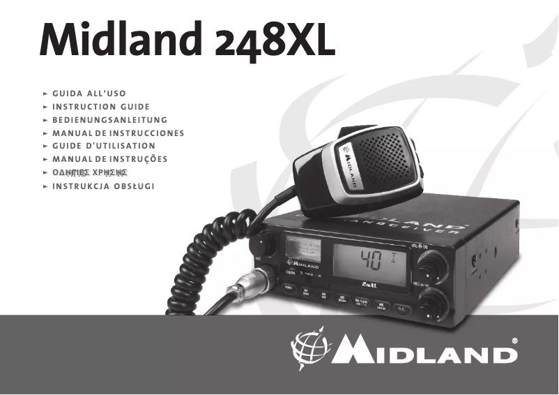 Page n°1 - Manuel utilisateur Midland 248XL