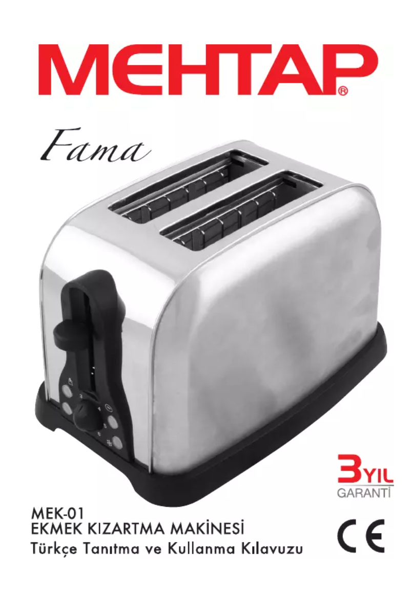 Image de la première page du manuel de l'appareil Fama MEK-01