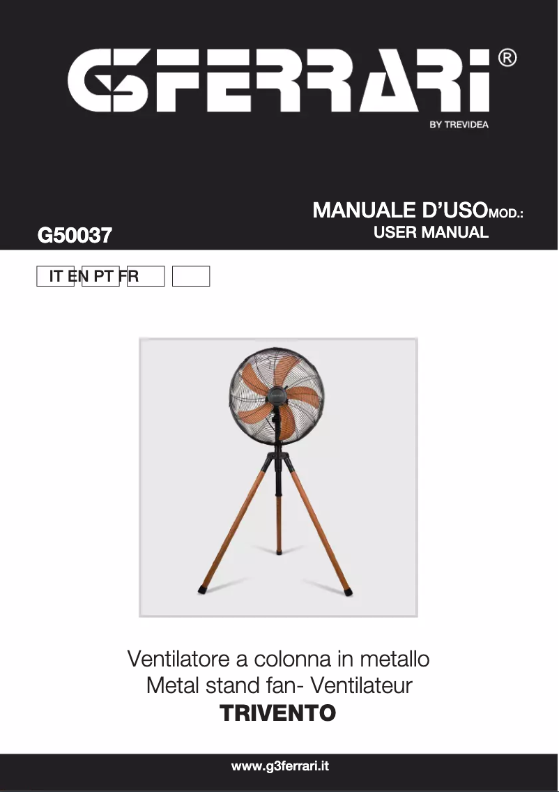 Image de la première page du manuel de l'appareil Trivento G50037