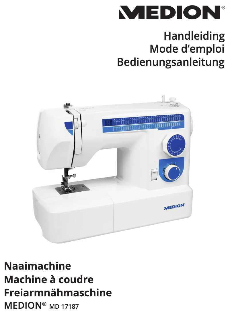 Page 1 de la notice Manuel utilisateur Medion MD 17187
