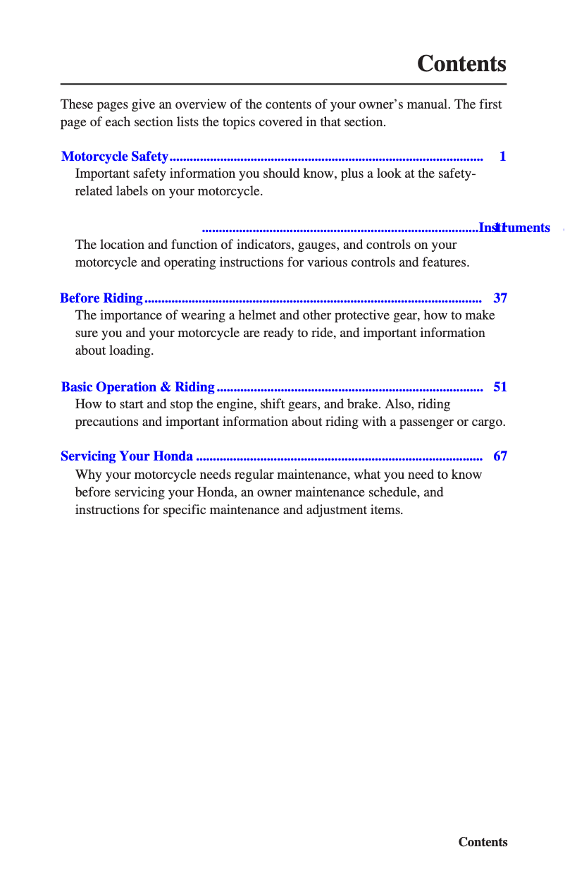 Image de la première page du manuel de l'appareil Pan European ST1300 (2012)