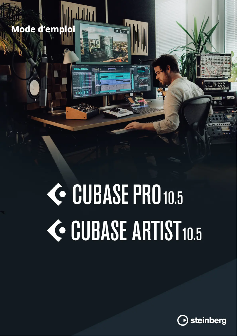 Image de la première page du manuel de l'appareil Cubase Artist 10.5