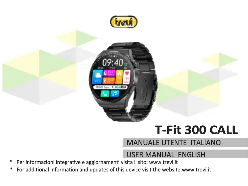 Page 1 de la notice Manuel utilisateur Trevi T-Fit 300 Call