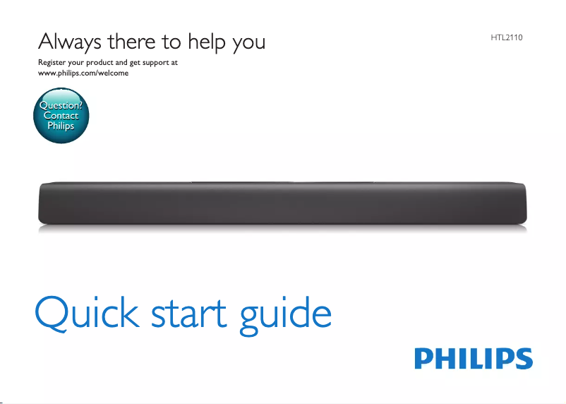 First page image of the manual for HTL2110