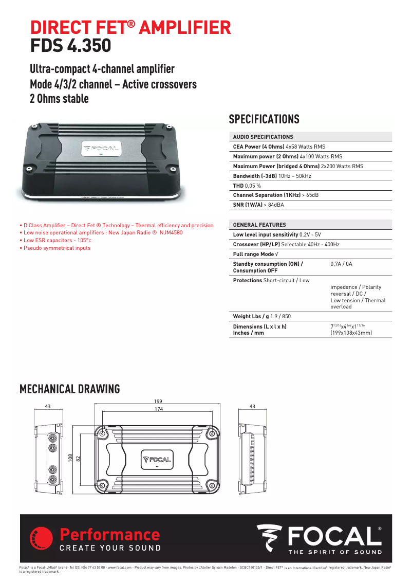 Imagen de la primera página del manual del dispositivo FDS 4.350