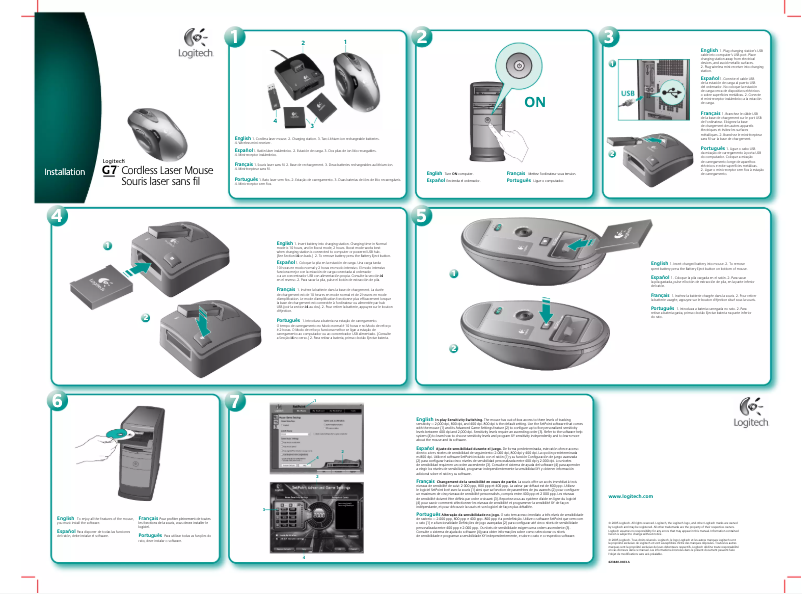 Página 1 del manual Manual de usuario Logitech G7