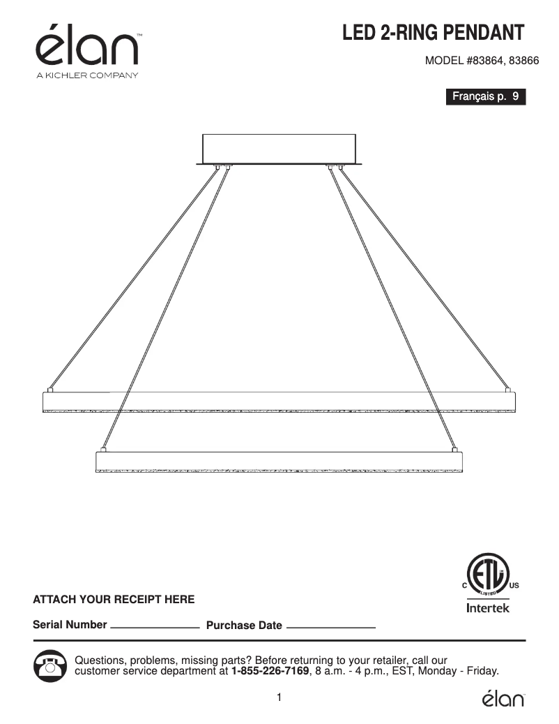 Image de la première page du manuel de l'appareil 83866