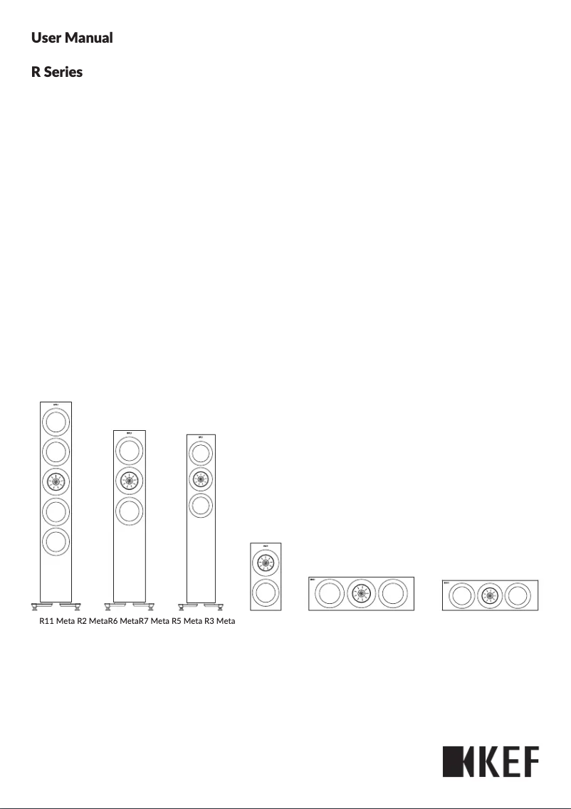 Página 1 del manual Manual de usuario KEF R2