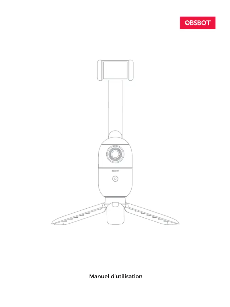 Page n°1 - Manuel utilisateur OBSBOT Me