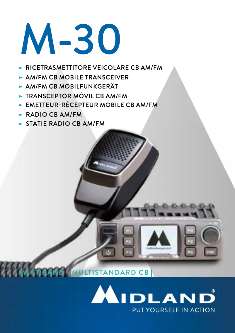 Page n°1 - Manuel utilisateur Midland M-30