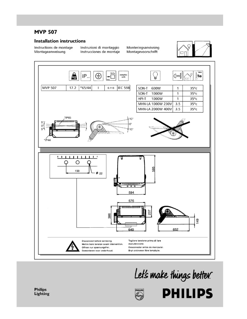 Página 1 del manual Manual de usuario Philips MVP507