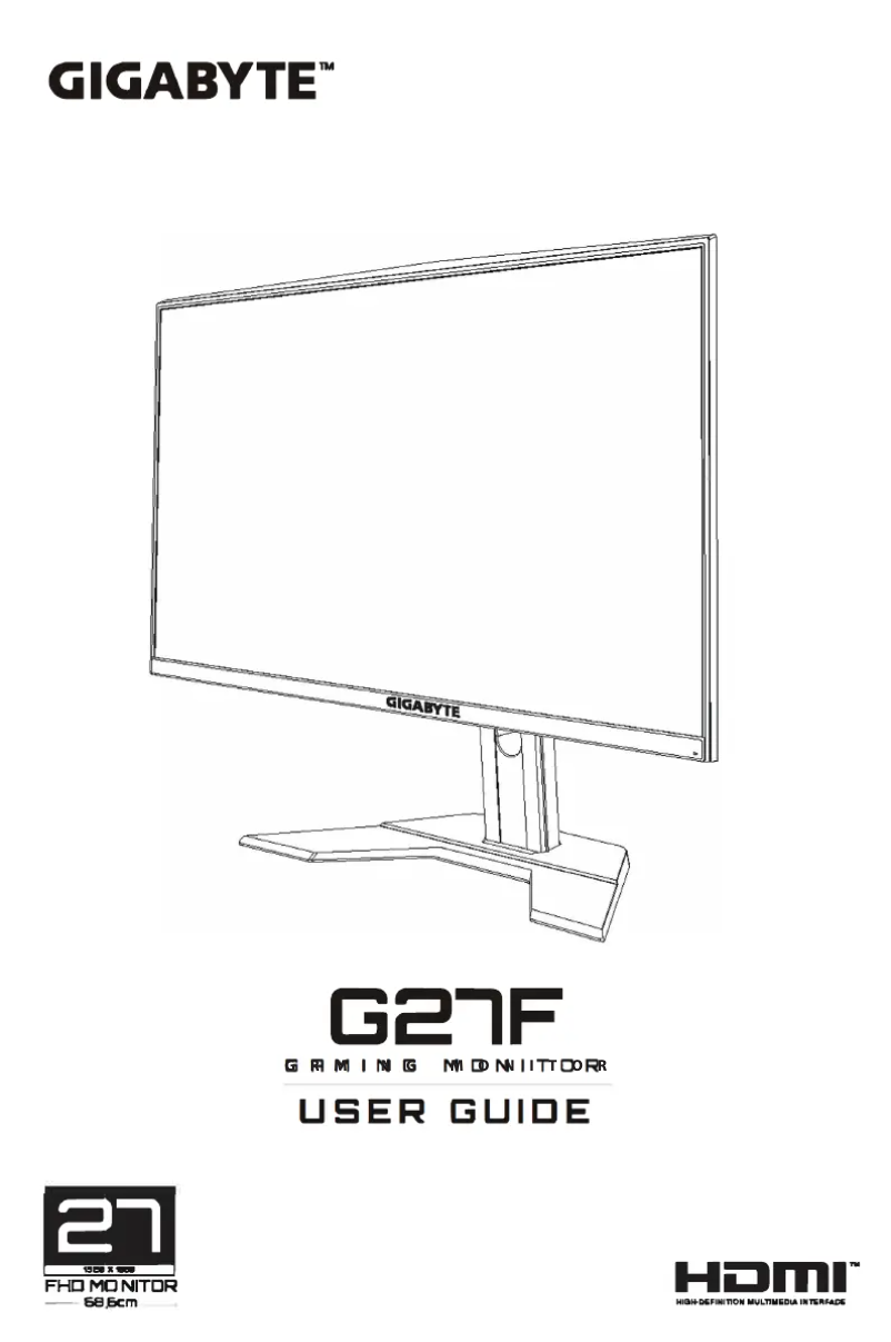 Page n°1 - Manuel utilisateur Gigabyte G27F-EK