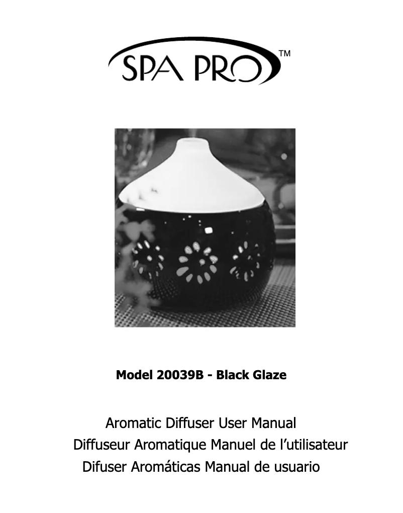 Image de la première page du manuel de l'appareil 20055B