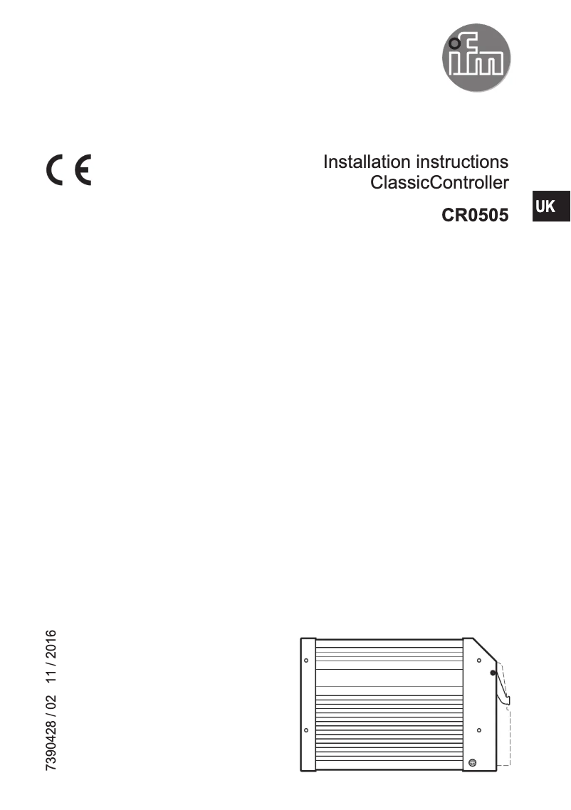 Página 1 del manual Manual de usuario IFM CR0505