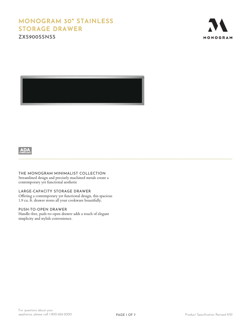 Image de la première page du manuel de l'appareil ZXS900S