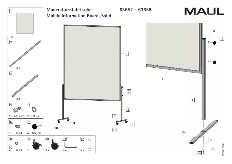 Page n°1 - Manuel utilisateur MAUL 6365882