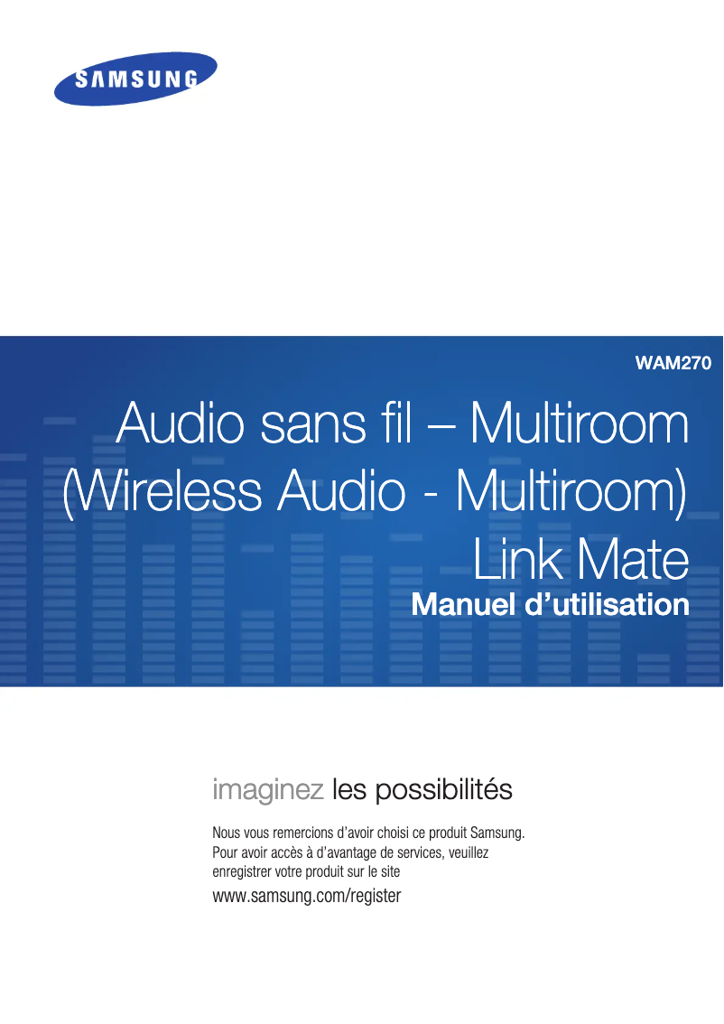 Page 1 de la notice Manuel utilisateur Samsung WAM270