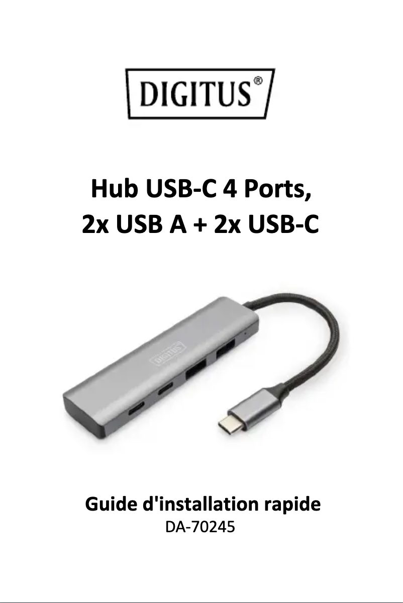 Page n°1 - Manuel utilisateur Digitus DA-70245