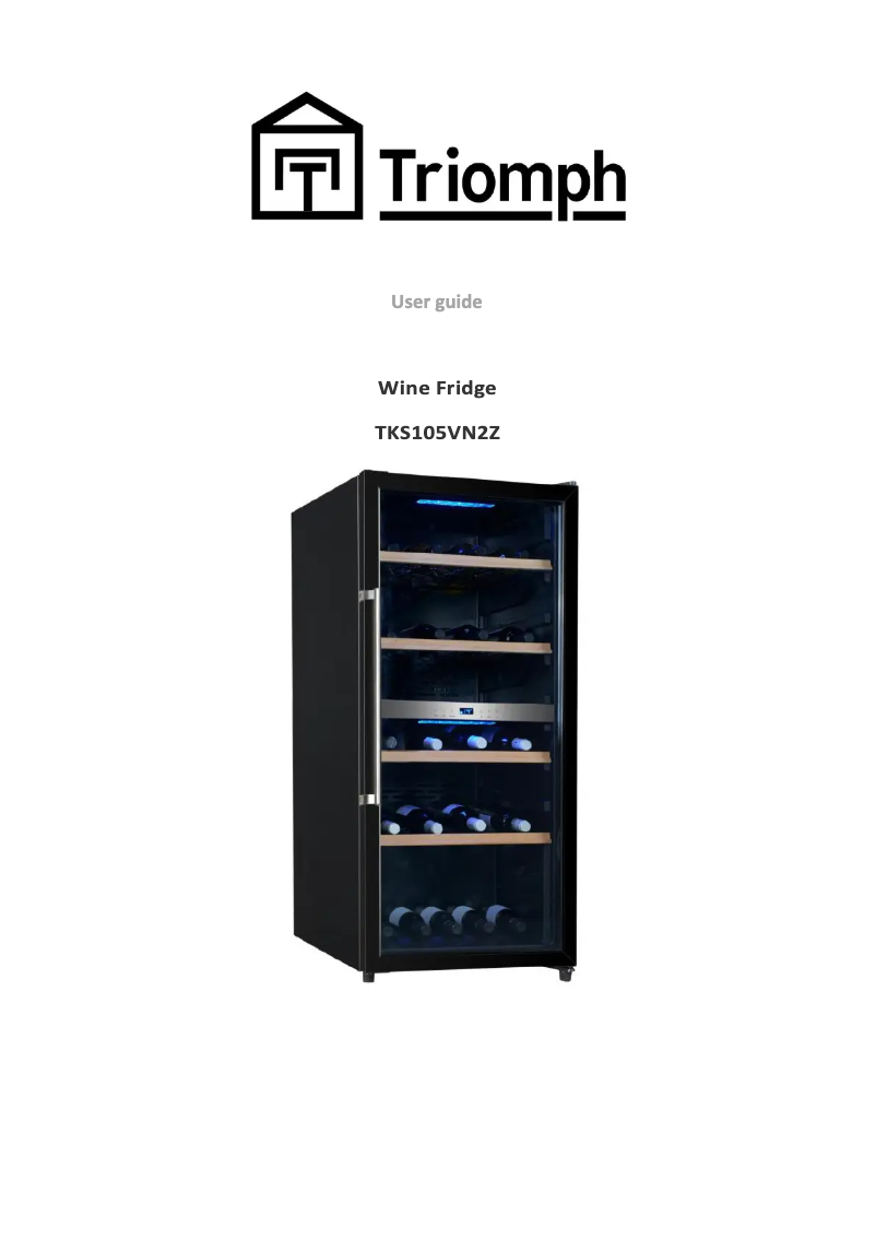 Page 1 de la notice Manuel utilisateur Triomph TKS105VN2Z