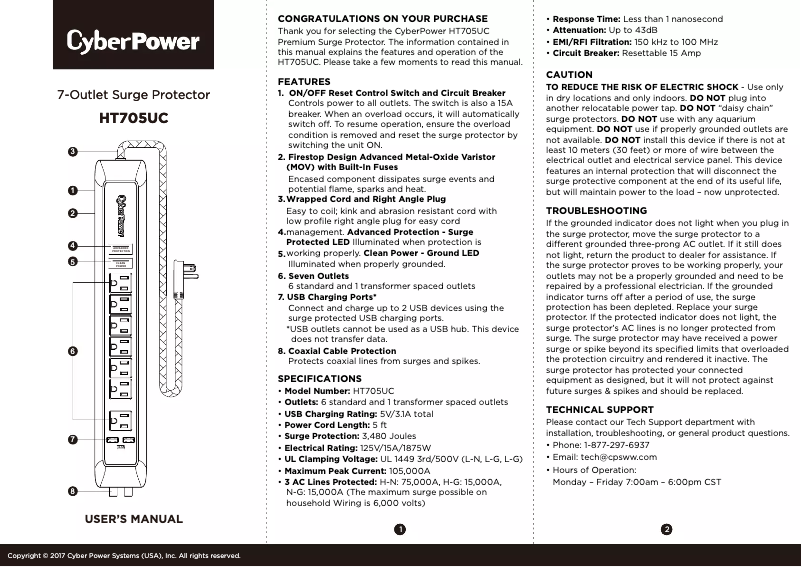 Image de la première page du manuel de l'appareil Home Theater HT705UC