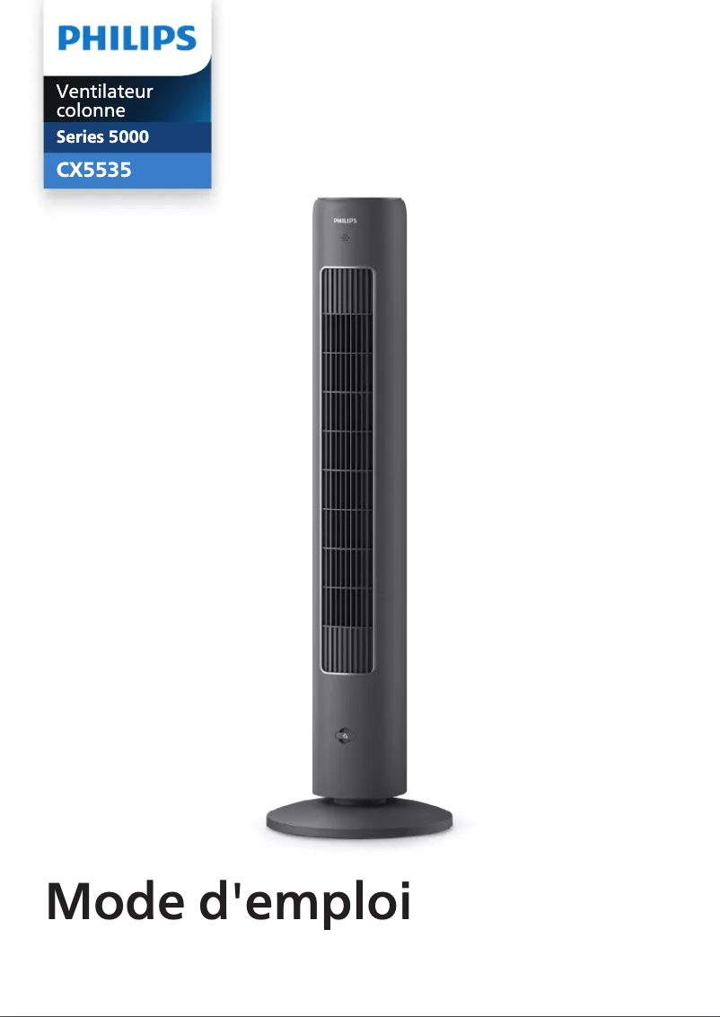 Image de la première page du manuel de l'appareil 5000 series CX5535