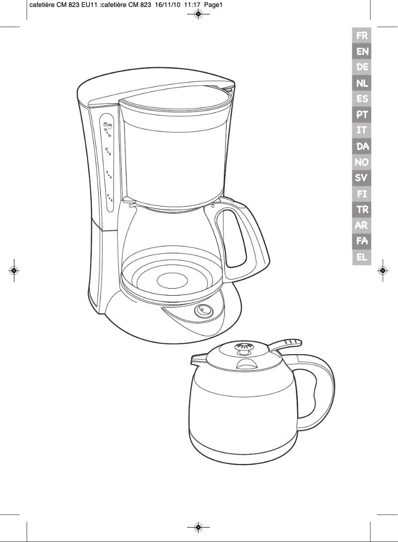 Page 1 de la notice Manuel utilisateur Moulinex Subito FG111Z