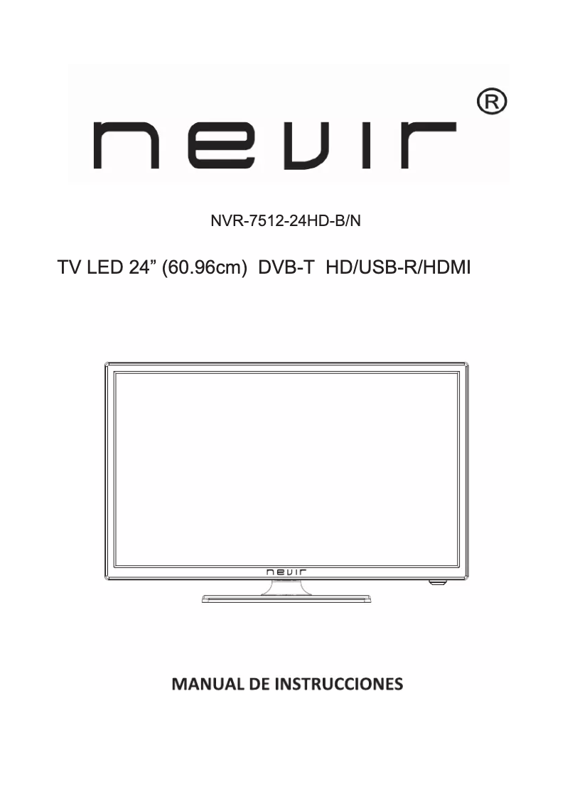 Page n°1 - Manuel utilisateur Nevir NVR-7512-24HD-N