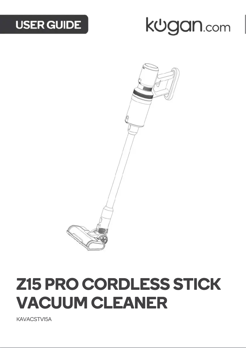 Image de la première page du manuel de l'appareil KAVACSTV15A