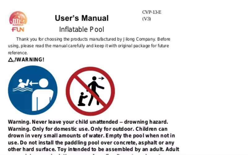Page 1 of the manual User Manual JILONG JL017225NPF