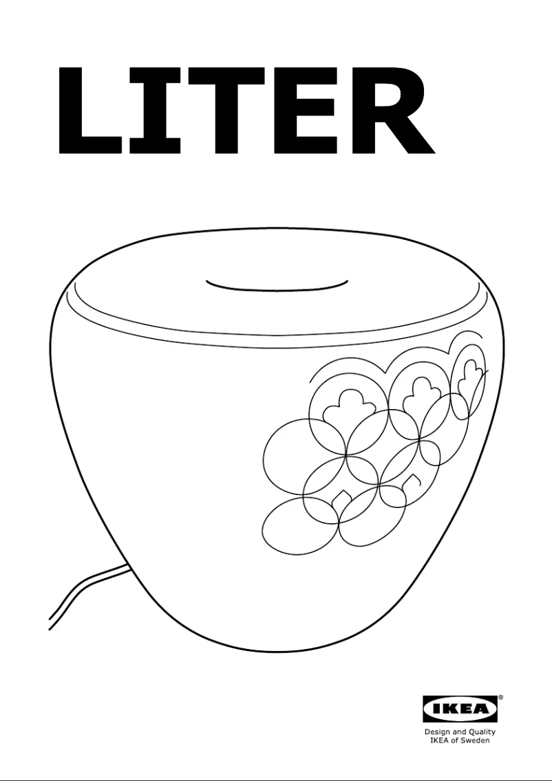 Image de la première page du manuel de l'appareil LITER