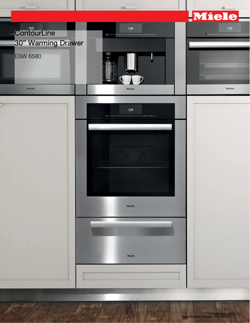 Image de la première page du manuel de l'appareil ESW 6580