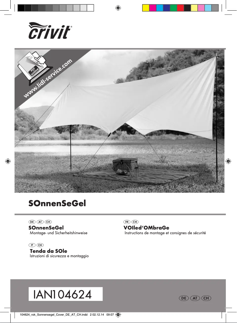 Page n°1 - Manuel utilisateur Crivit Z31394