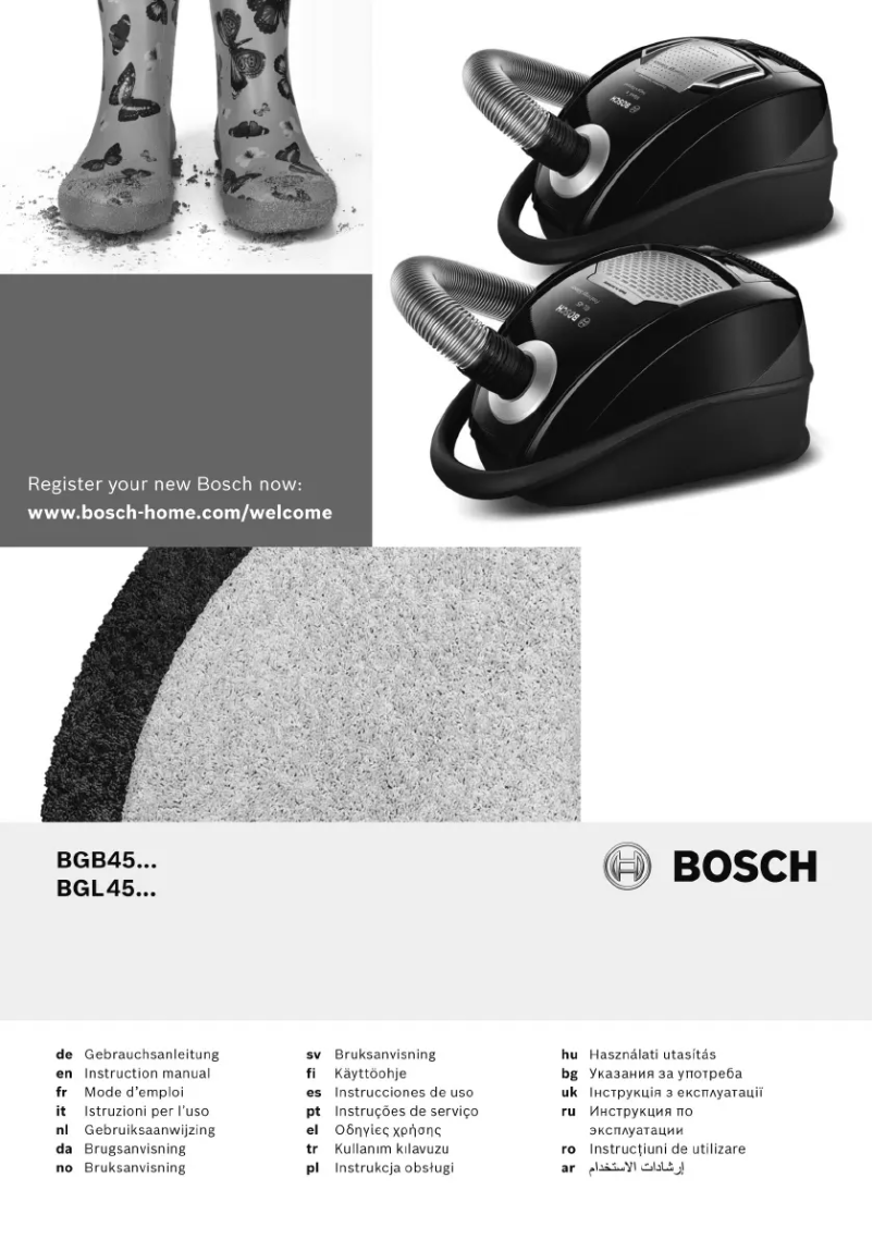Page n°1 - Manuel utilisateur Bosch ProSilence GL-45