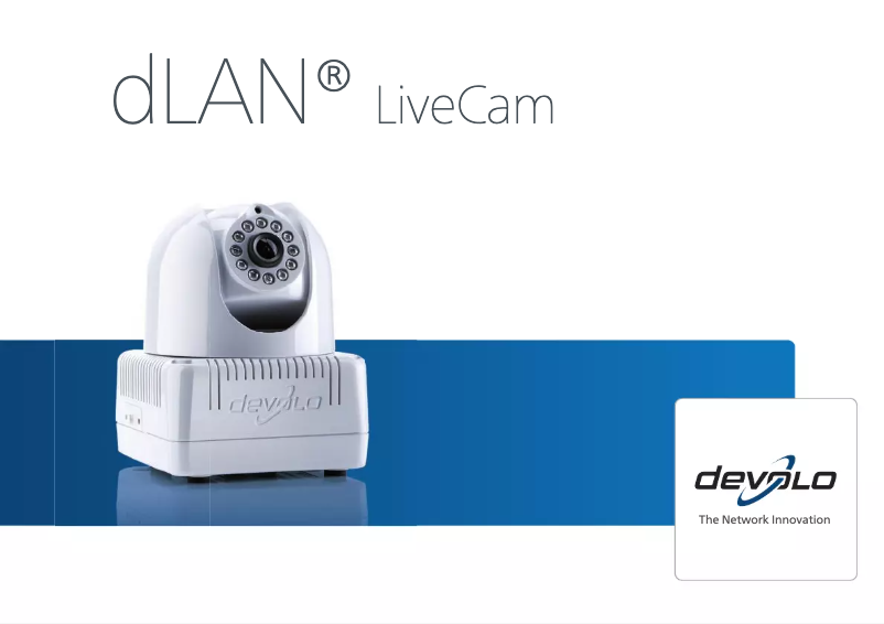 Page 1 of the manual User Manual Devolo dLAN LiveCam