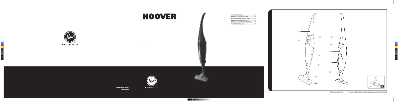 Page n°1 - Manuel utilisateur Hoover Syrene SR71_SR01011