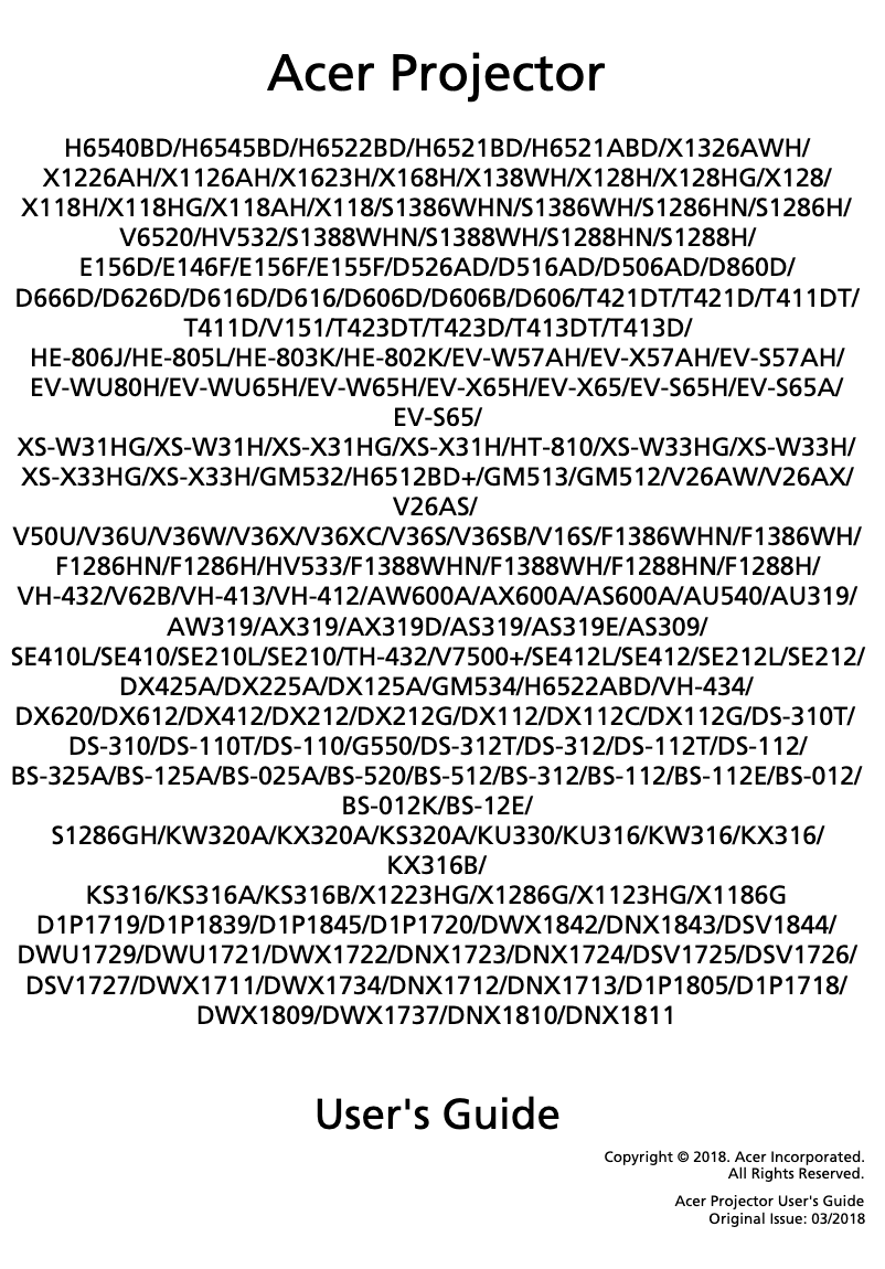 Image de la première page du manuel de l'appareil X1226AH
