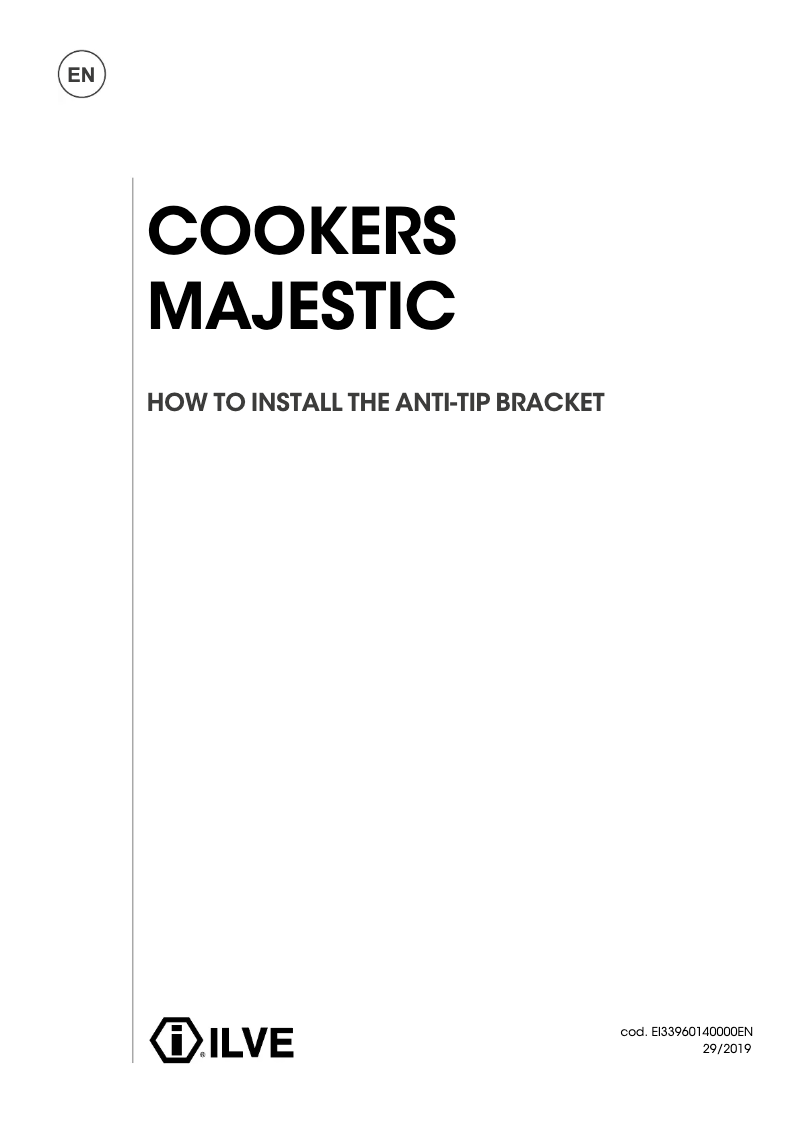 Image de la première page du manuel de l'appareil UMI30NE3WHP