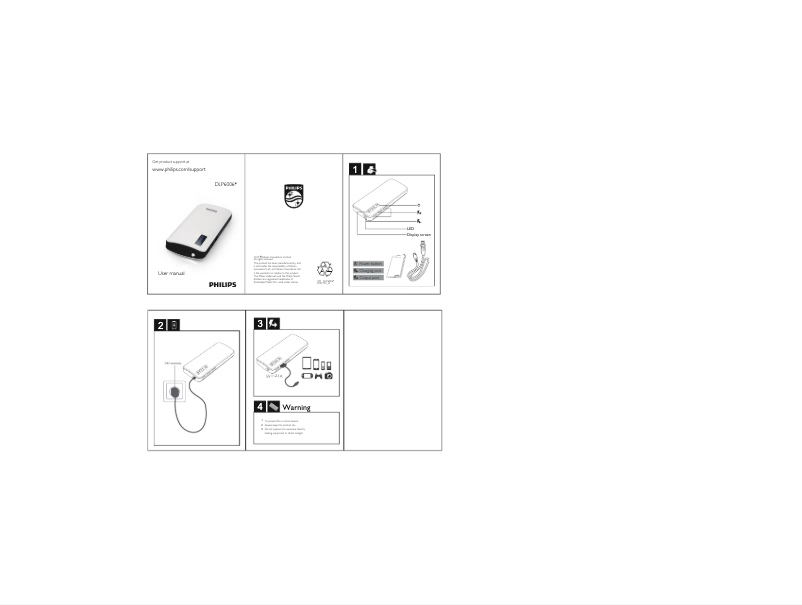 Page n°1 - Manuel utilisateur Philips DLP6006