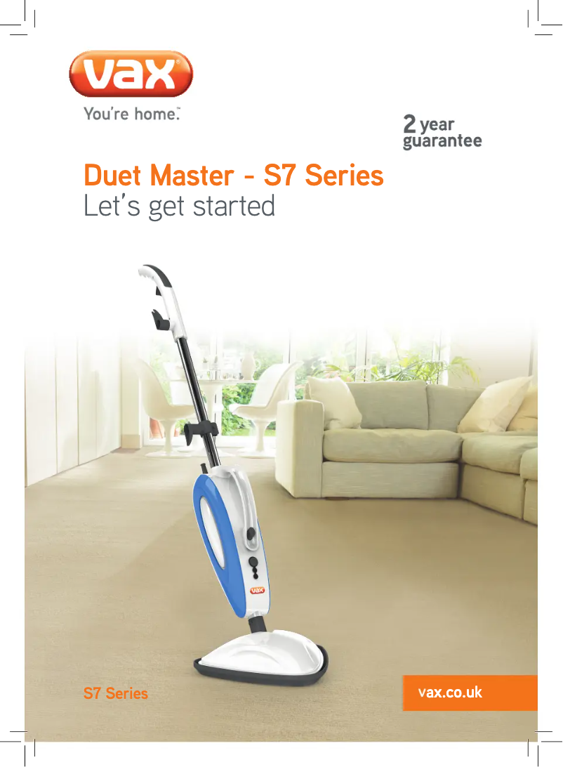 Página 1 del manual Manual de usuario Vax Pro Clean Master S86-PCM-1