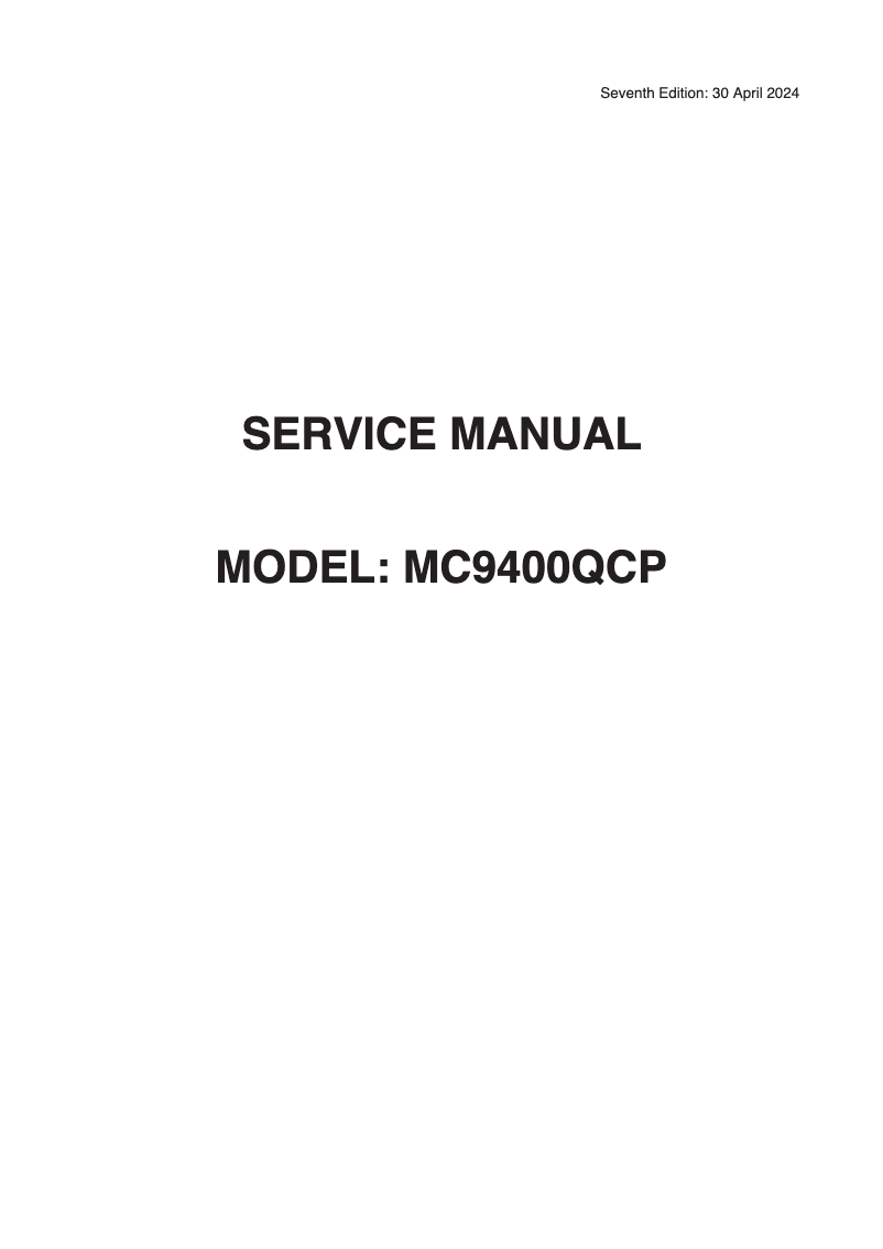 Page n°1 - Fiche technique Janome Horizon Memory Craft 9400QCP