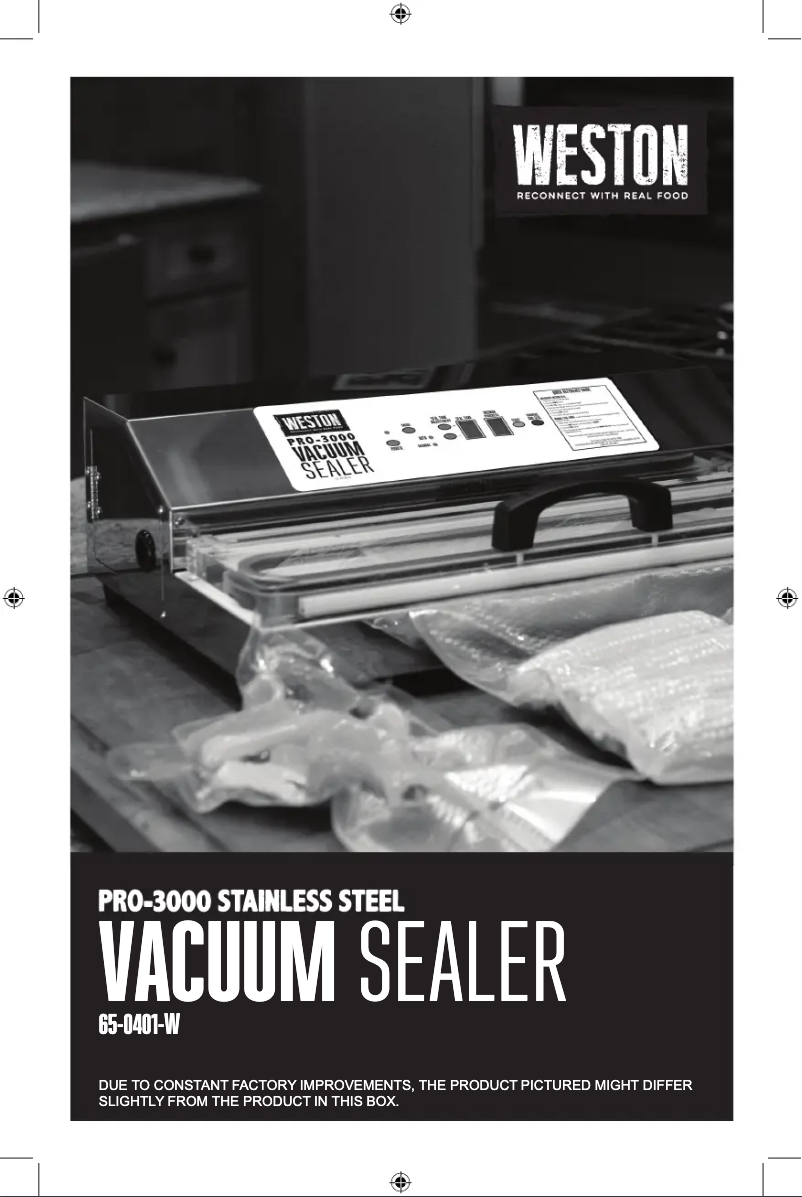 Page 1 de la notice Manuel utilisateur Weston PRO-3000