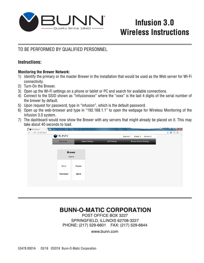 Page 1 de la notice Manuel utilisateur Bunn ICB Twin SH Soft Heat WiFi