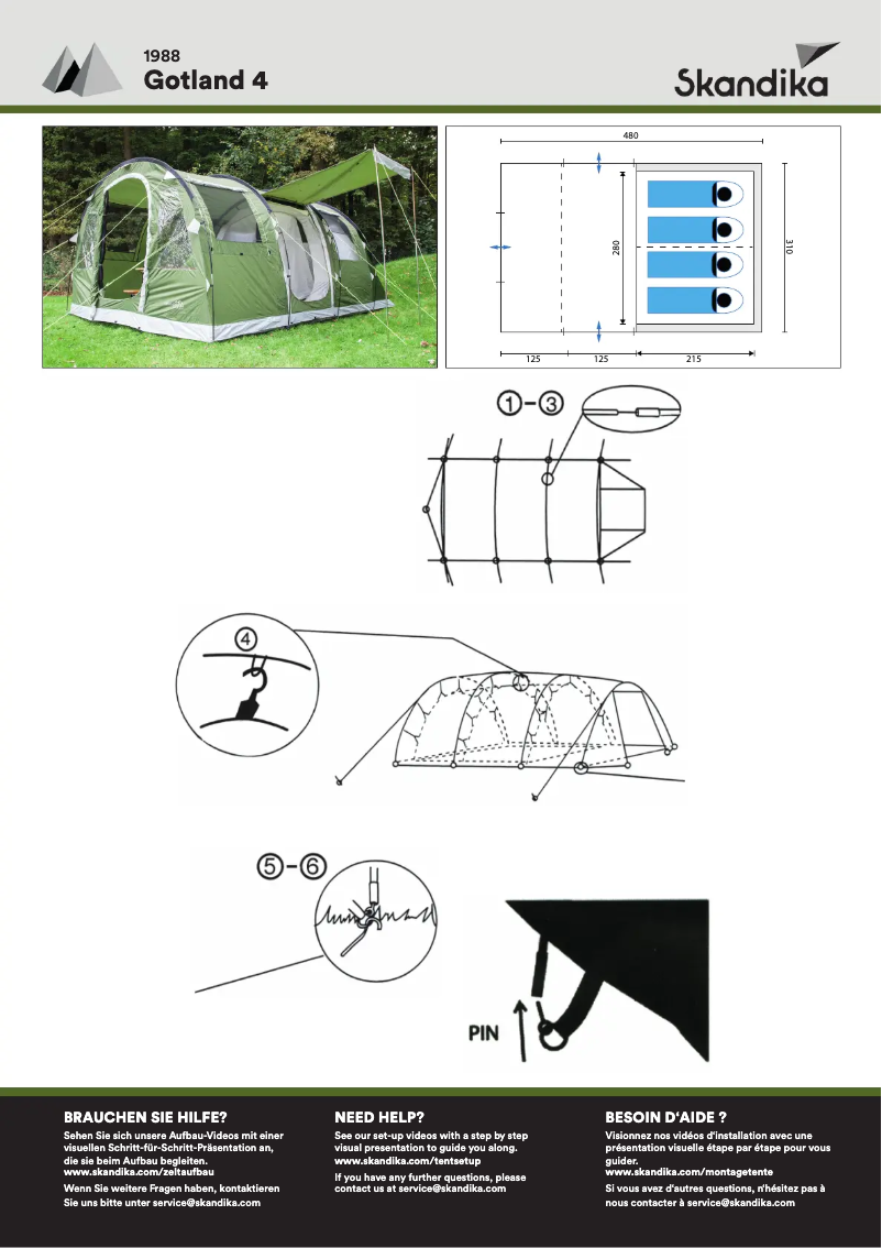 Página 1 del manual Manual de usuario Skandika Gotland 4