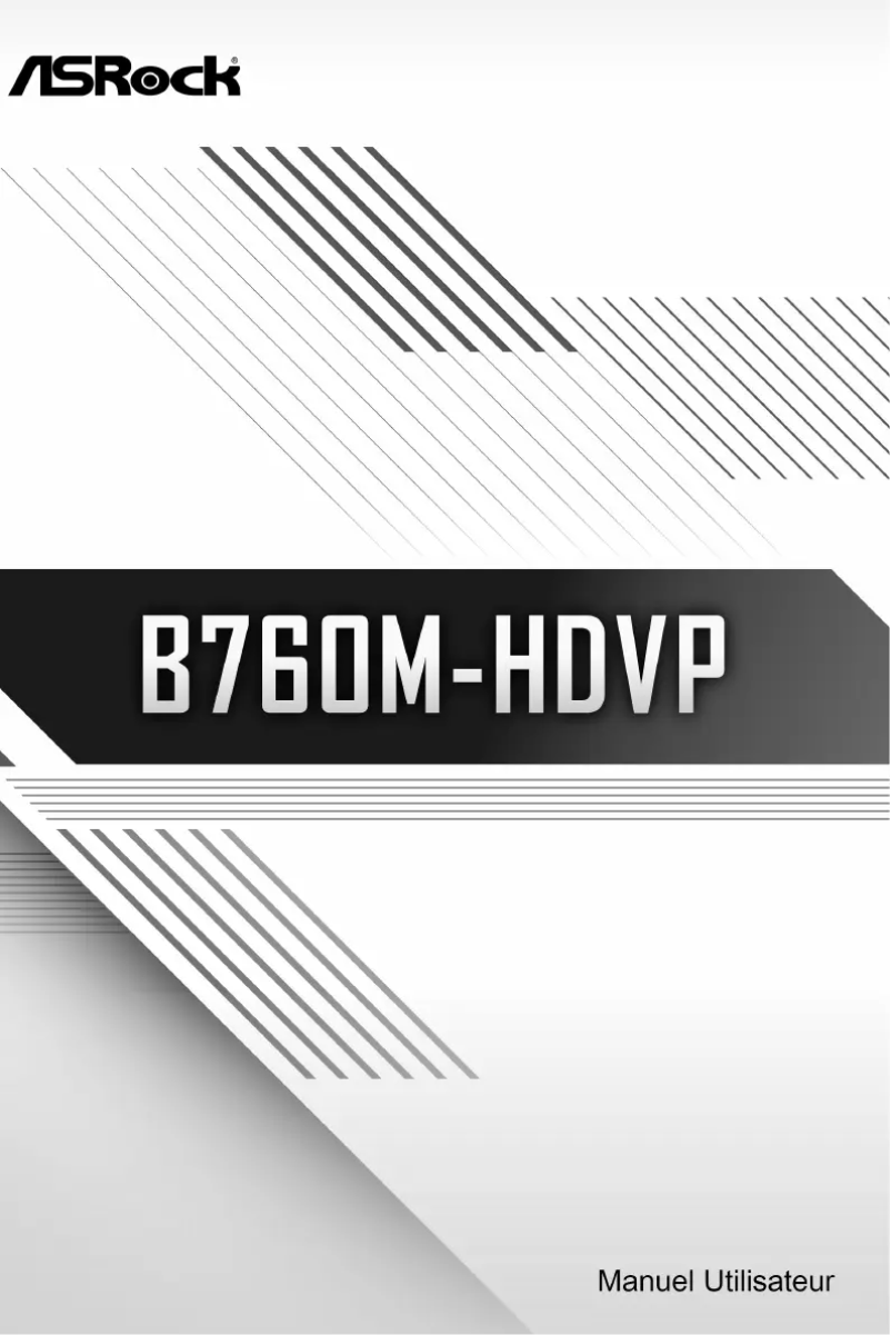 Page n°1 - Manuel utilisateur Asrock H110M-HDVP