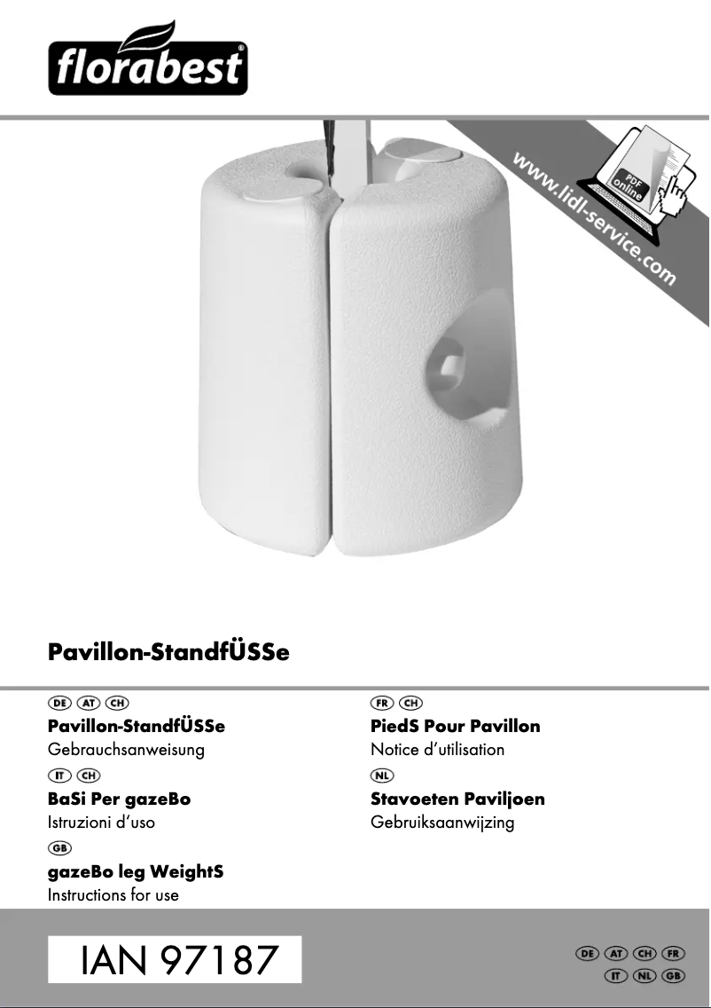 Page 1 de la notice Manuel utilisateur Florabest PS-1801