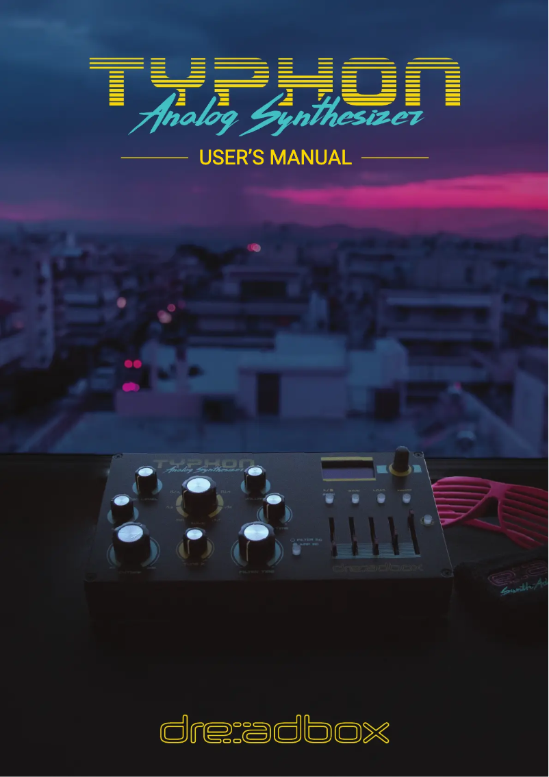 Page n°1 - Manuel utilisateur Dreadbox Typhon