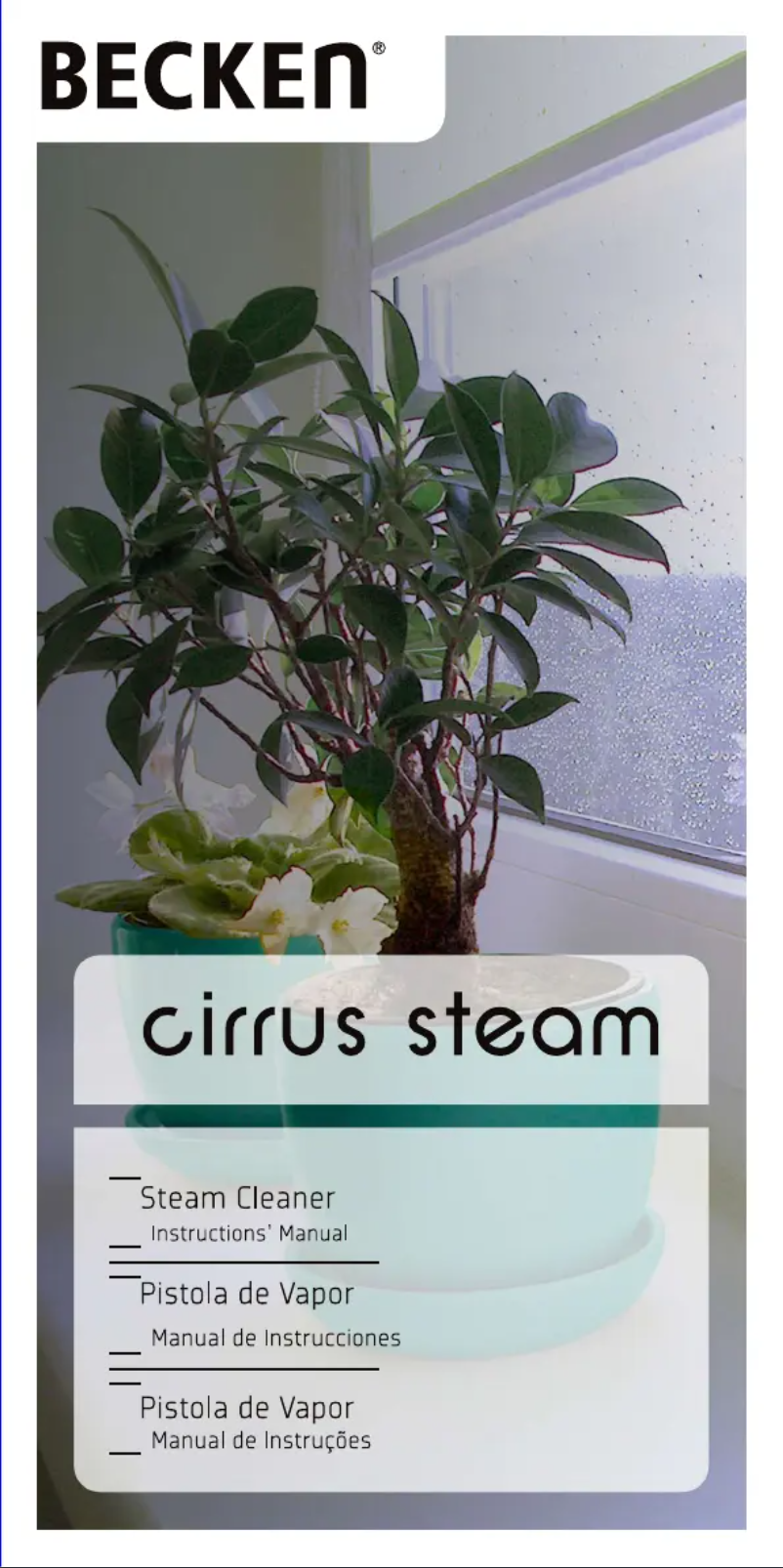 Imagen de la primera página del manual del dispositivo Cirrus Steam