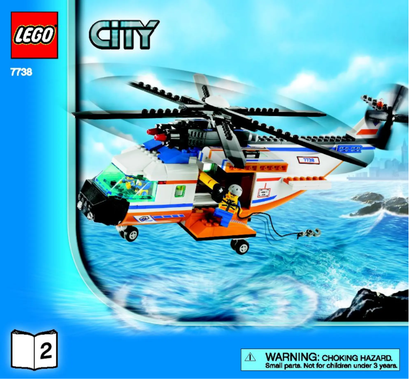 Page 1 de la notice Manuel utilisateur Lego City 7738